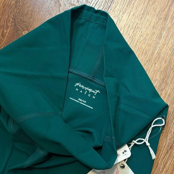 NWT Free People Movement x Hatch Never Better Maternity Leggings Green Size XS - Picture 5 of 7